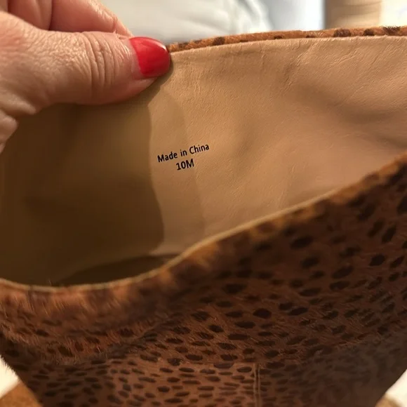 Diane Von Furstenberg Yvonne Pony hair Boots size 10 NWOT perfect - Picture 11 of 14